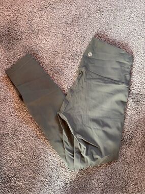Lululemon Olive Green High-Rise Leggings